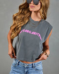 Metal Margarita Cotton Graphic Muscle Tee