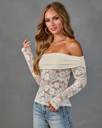 Secret Dahlia Floral Off the Shoulder Top
