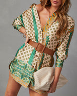 Muse Button Down Shirt Dress