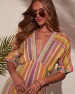 Vivica Striped Maxi Dress