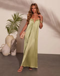 Glow Theory Satin Maxi Dress